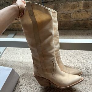 Dolce Vita canvas western boots